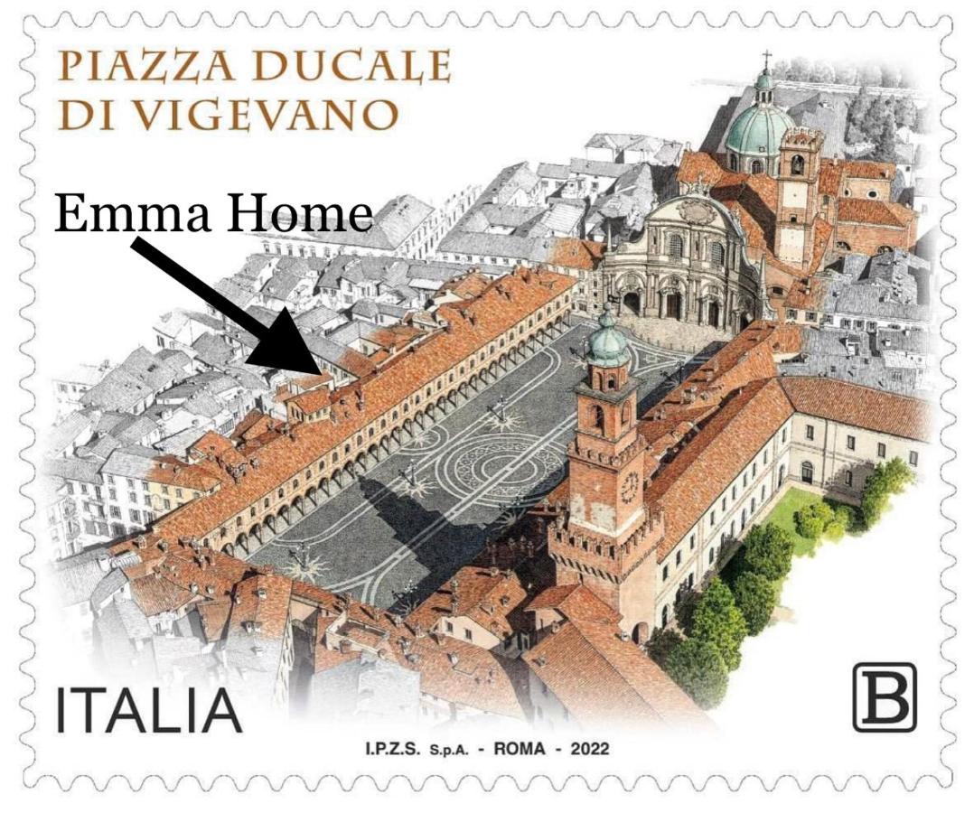Emma Home Adiacente Alla Piazza Ducale Виджевано Екстериор снимка